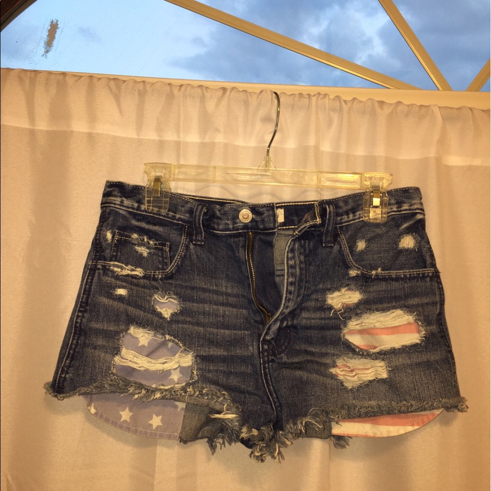 Hollister High Waisted Jean Shorts