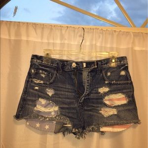 Hollister High Waisted Jean Shorts