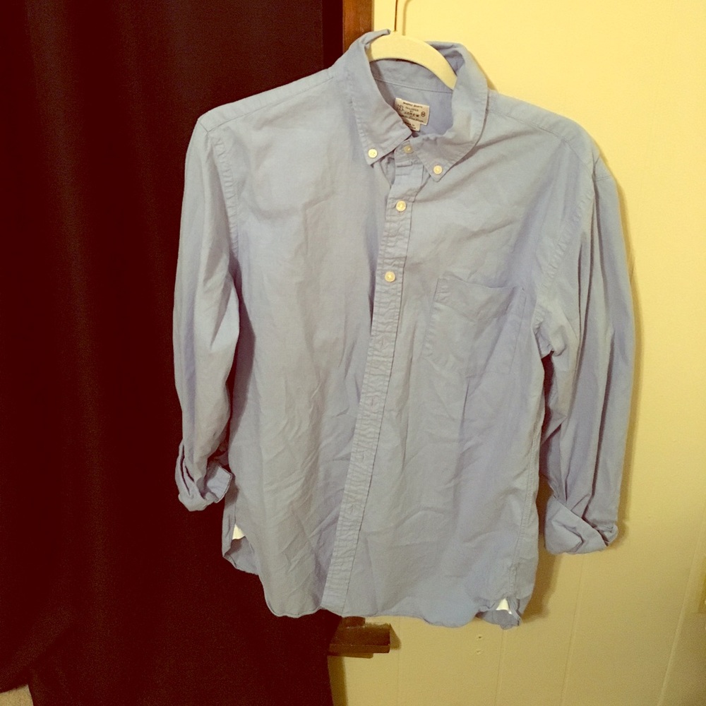 Men's J. Crew Blue Button Down