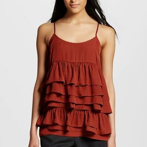 ⚡MOVING SALE! WhoWhatWear Ruffle Tiered Tank