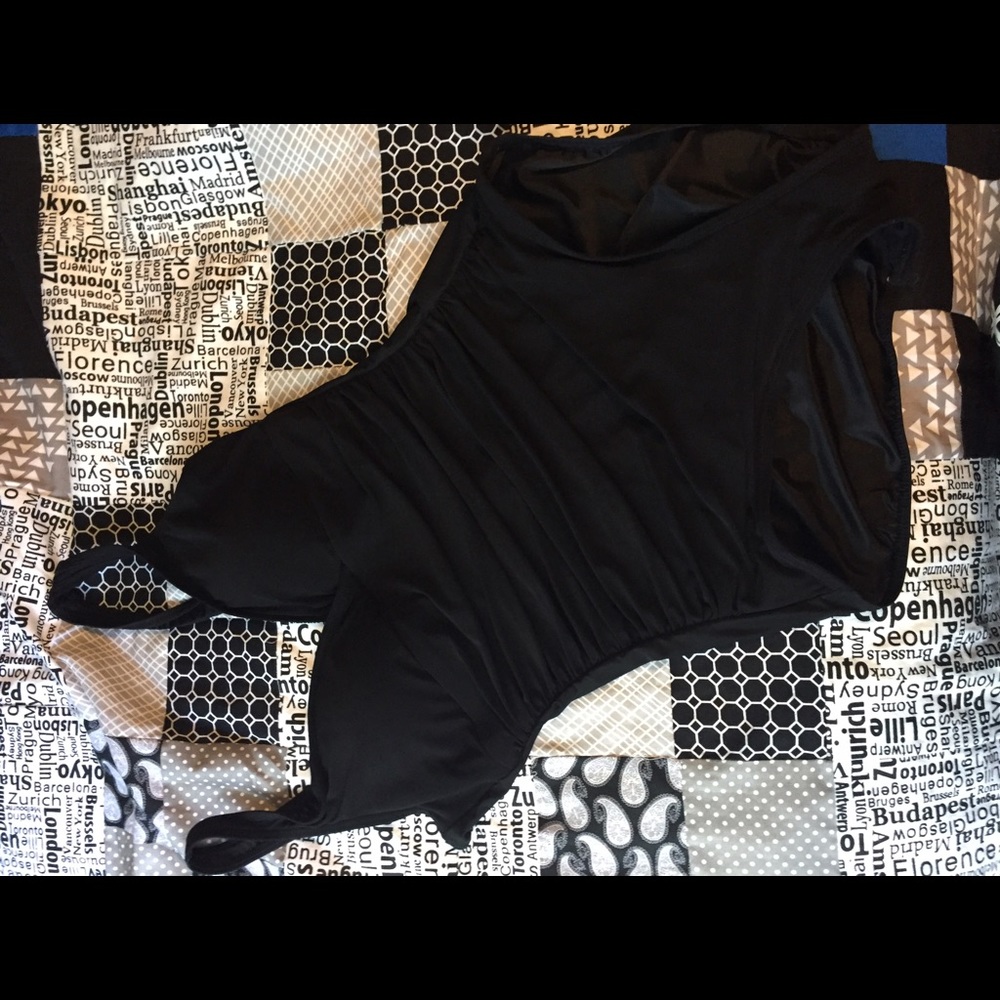 Waist Cinching One-Piece Bathing Suit