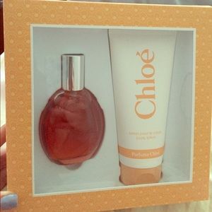 Chloé perfume and lotion set
