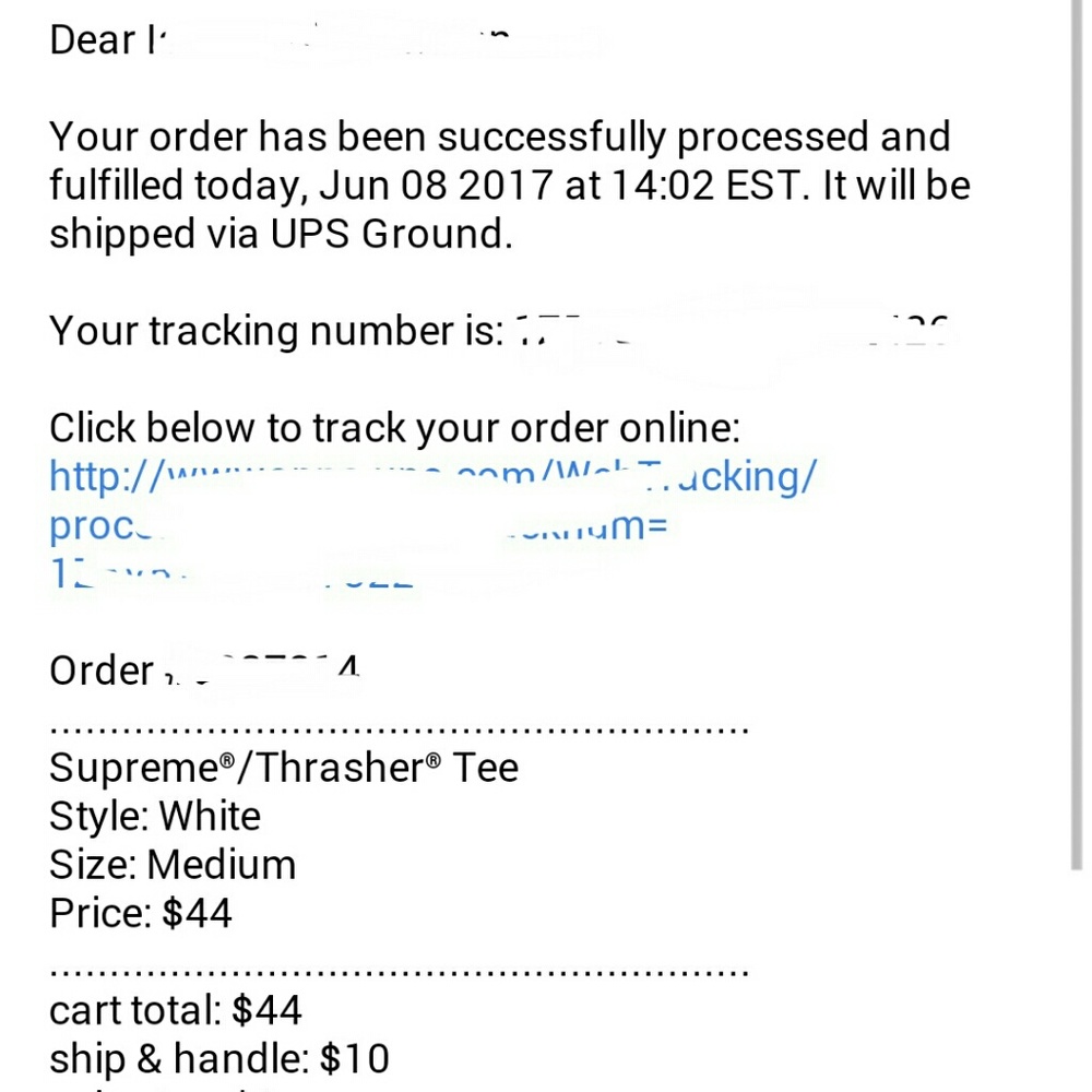 Supreme x Thrasher Size M white T-Shirt 100% Real - Picture 4 of 4