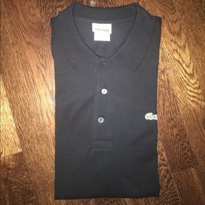 Black Lacoste Polo