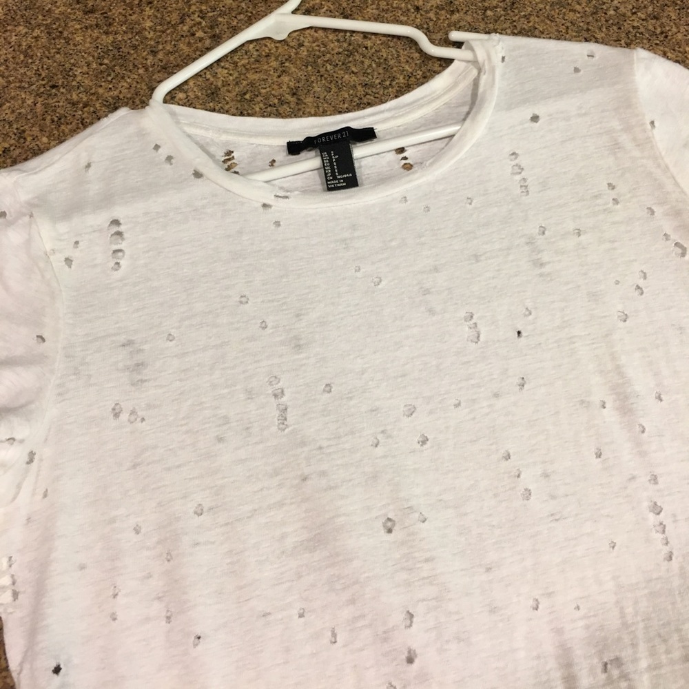 Forever 21 distressed t-shirt