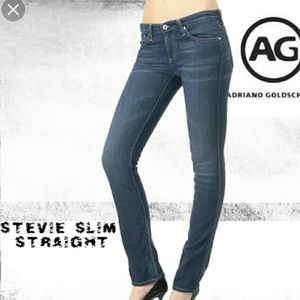 AG Stevie Slim Straight Jeans - size 27. Like new!