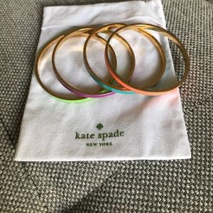 Kate Spade acrylic bracelets
