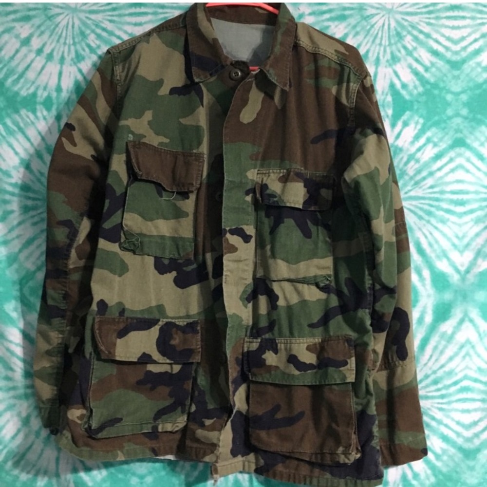 Green camo jacket