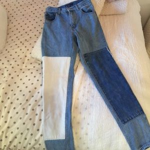 Brandy Melville patch jeans
