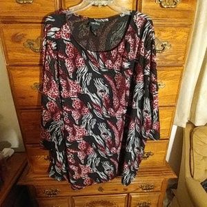 Funky Fresh Maggie Barnes by Catherines 5X Blouse