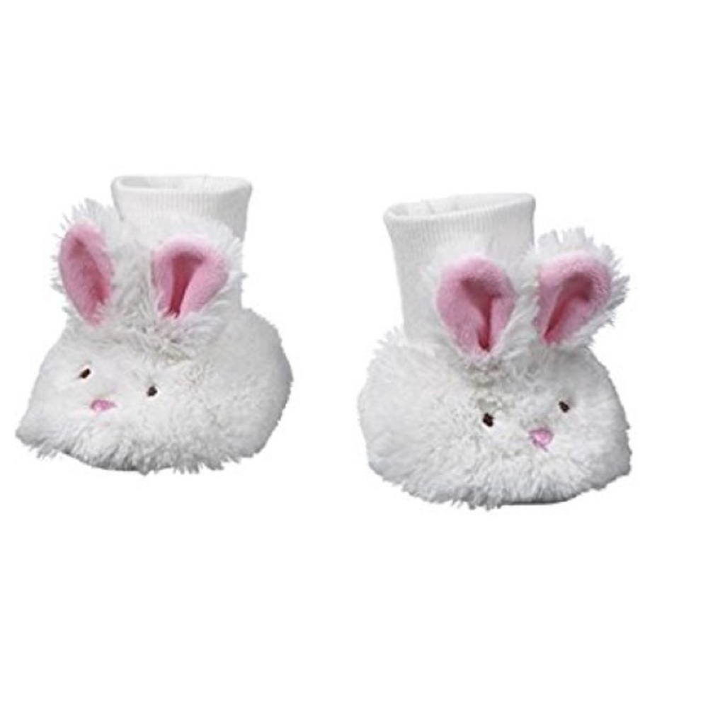 Ganz Baby Plush Bunny Slippers 0-12 Months
