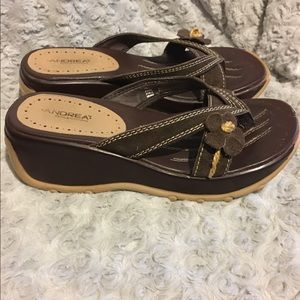 Andrea browns sandals