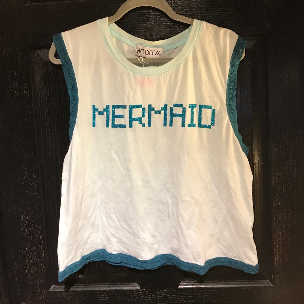 Wildfox Mermaid Muscle Tank NWT Small
