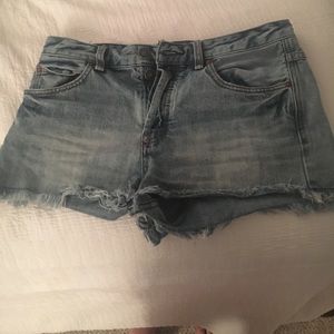 Denim shorts