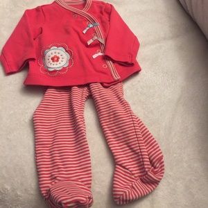 Kimono top and Footie bottoms 3m