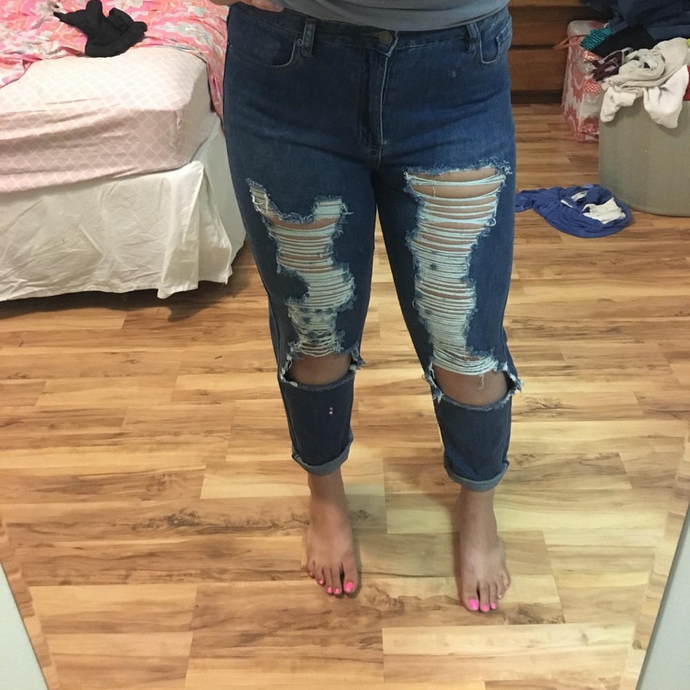 Awesome boyfriend jeans!