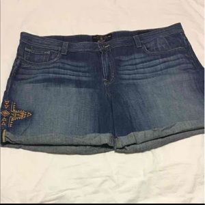 Lucky brand plus size Jean short