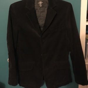 Men's black suede jacket