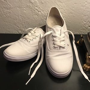 Women's White Vans