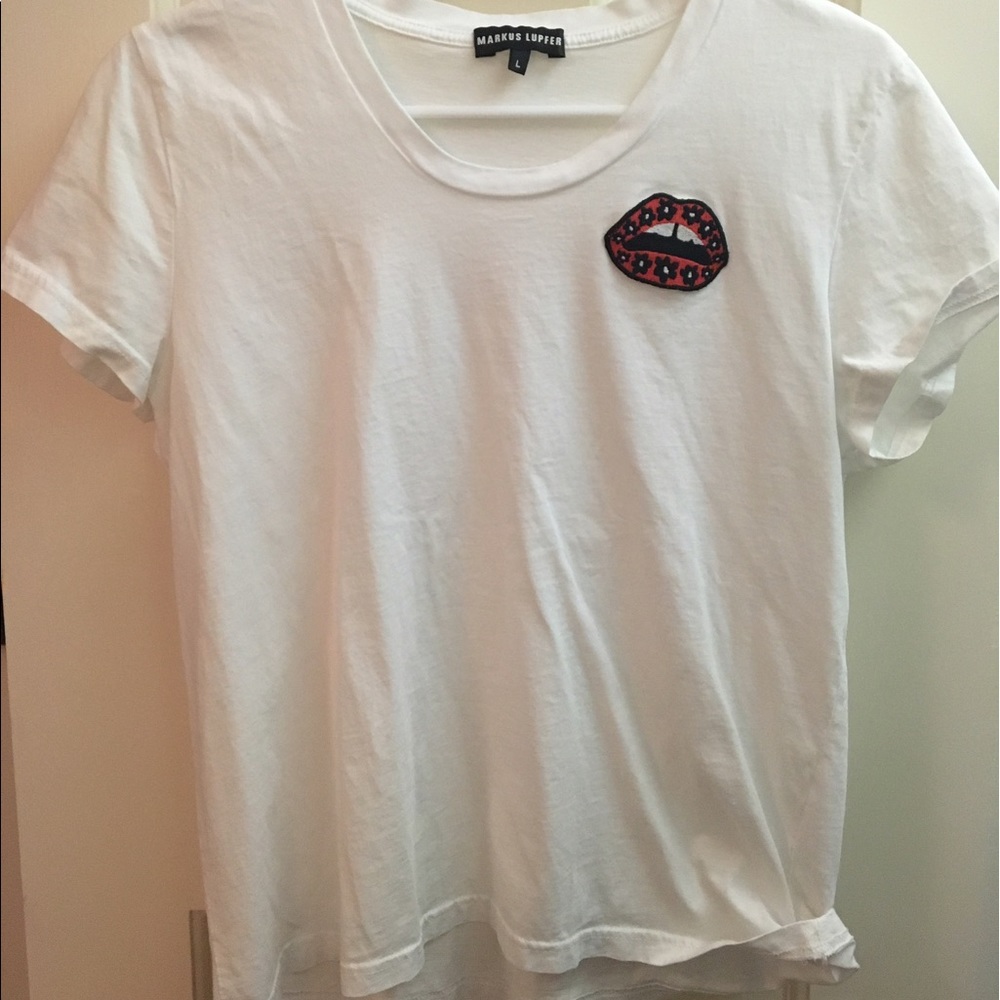 MARKUS LUPFER T-Shirt with Lips