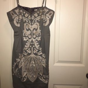 F21 Love Embroidered Beaded Sweetheart dress