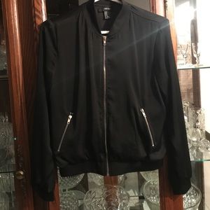 Black Bomber Jacket