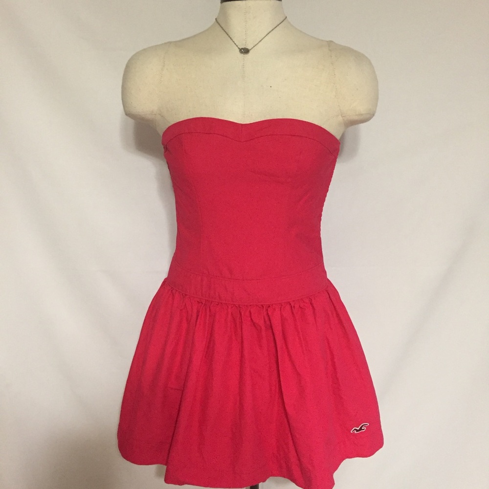 Hollister hot pink dress size Small