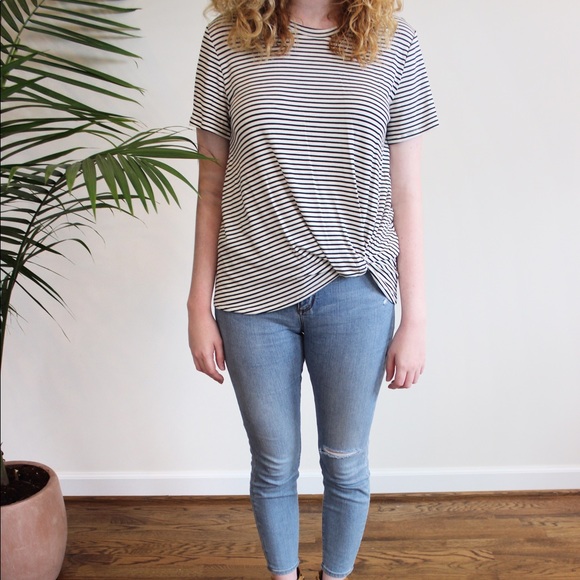 Striped Knot Tee - Picture 2 of 4