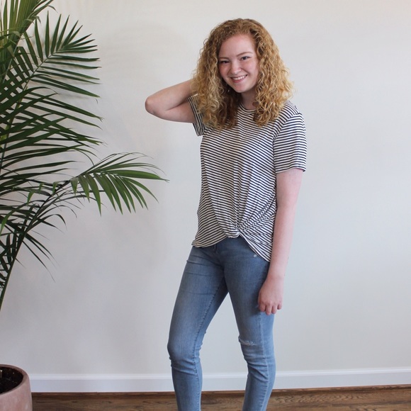 Striped Knot Tee - Picture 3 of 4