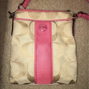 Coach cross body satchel