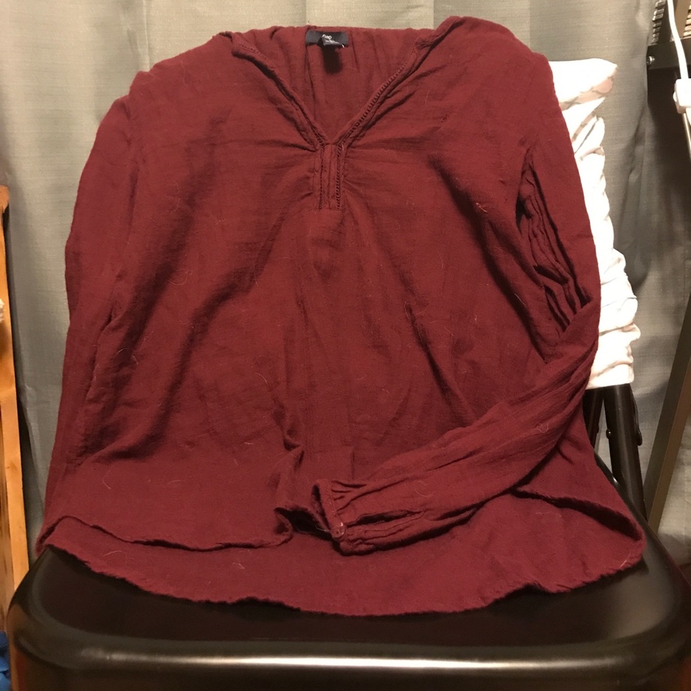 Raspberry Gap Long sleeve blouse