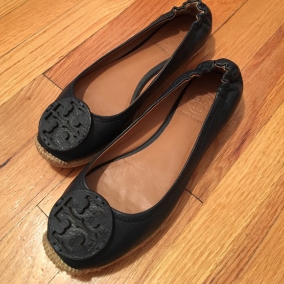 Tory Burch Shoes - Tory Burch Flat Navy Espadrille
