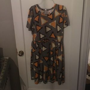 Lularoe dress. Zipper back