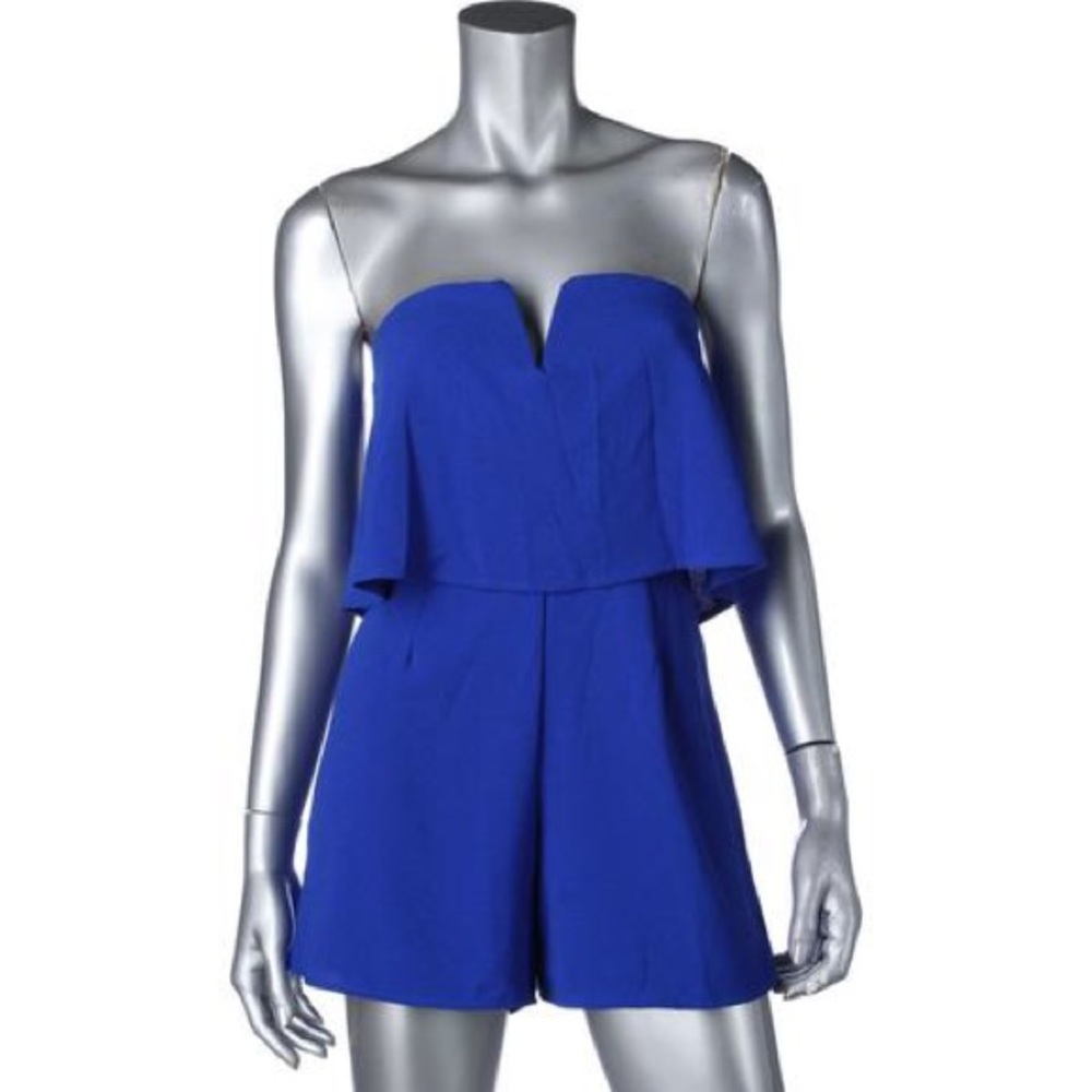 Royal blue mystic romper size small