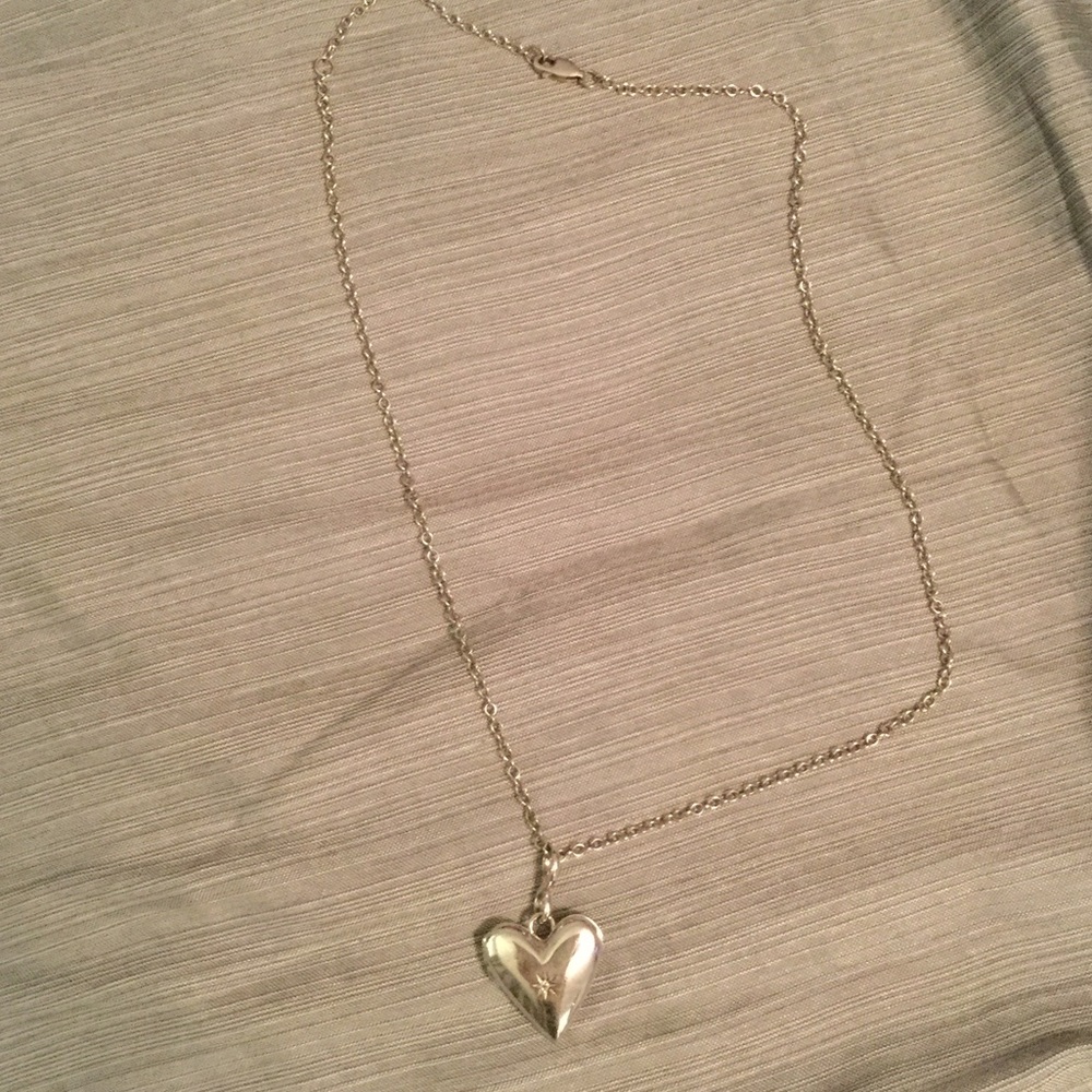 Heart locket necklace
