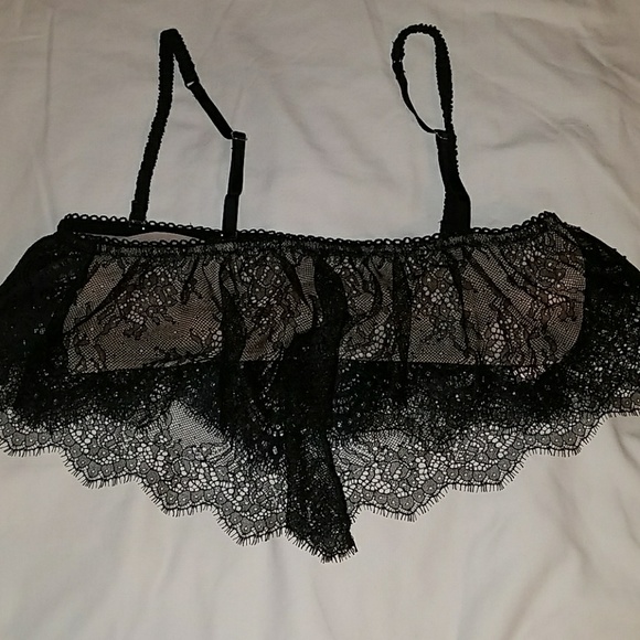 NWT VICTORIA'S SECRET VS flouncy bralette bandeau - Picture 3 of 5