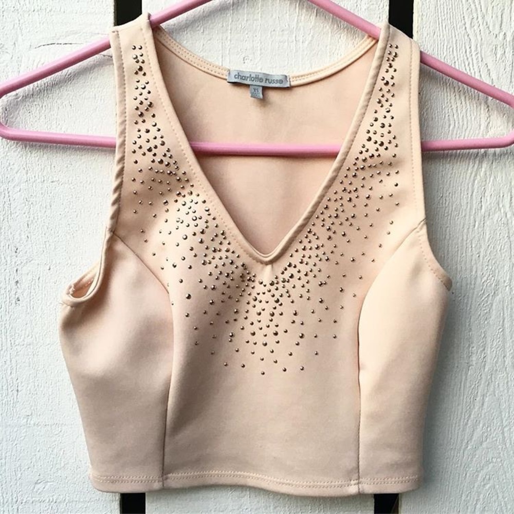 Charlotte Russe baby pink top