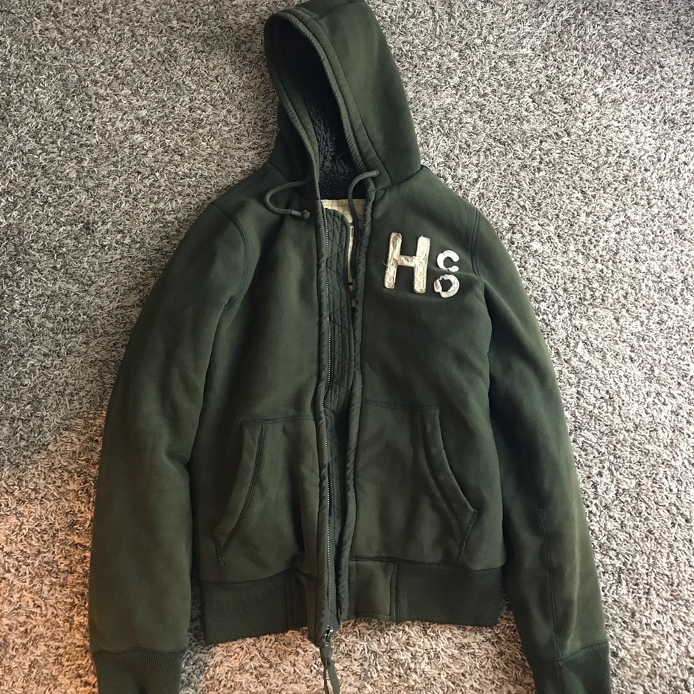 Olive Green Hoodie hollister