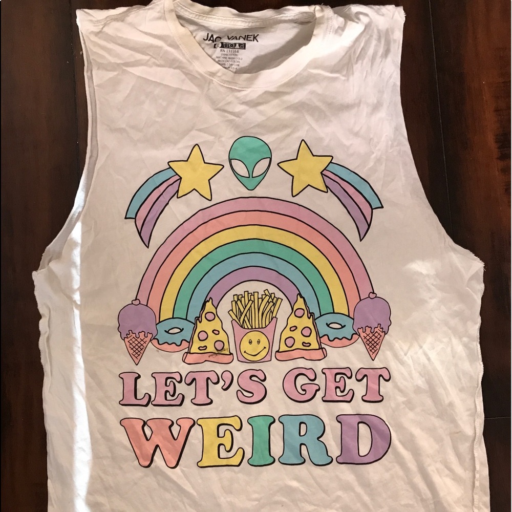 ✨🍭JAC VANEK • Let's Get Weird tank top!✨🍭
