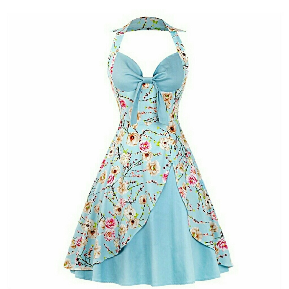 Floral vintage dress - Picture 2 of 3