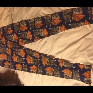 LuLaRoe TC Owl Leggings NWT