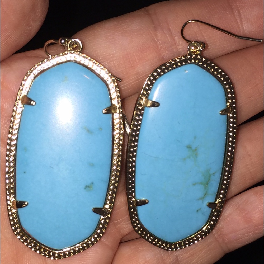 ⚡️SOLD⚡️Kendra Scott Gold Danielle Turquoise