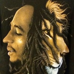 Bob Marley Lion of Judah Men's T-shirt Size XL