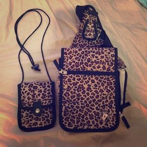 Cheetah Print Purse or travel bags by Travelmate