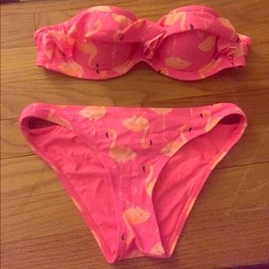 Flamingo Pink Push Up Bikini