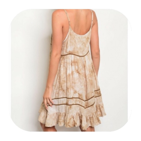 Crochet Boho Tie Dye Dress - Picture 6 of 8