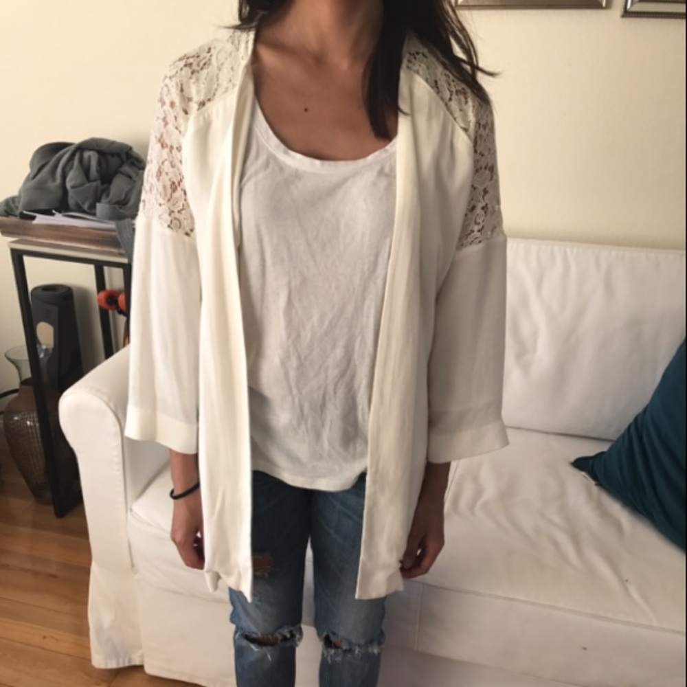 H&M Open Front- Cream - Picture 1 of 4