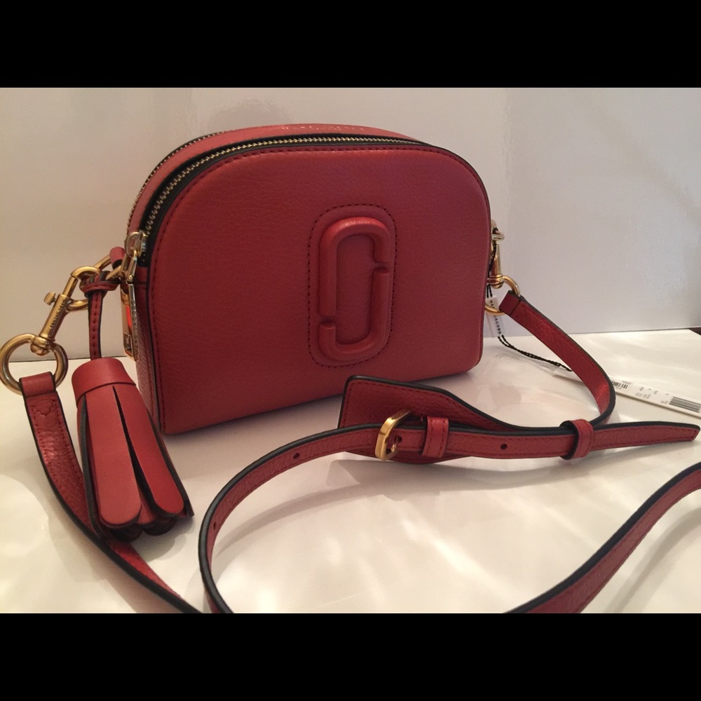 MARC JACOBS - Small Leather Copper Crossbody Bag