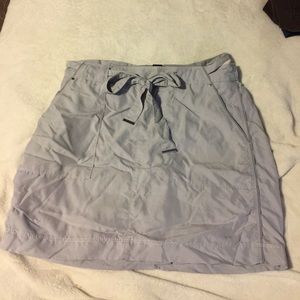 White House Black Market gray modal skirt