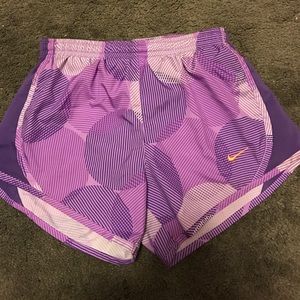 Purple Dri-Fit Nike Running Shorts